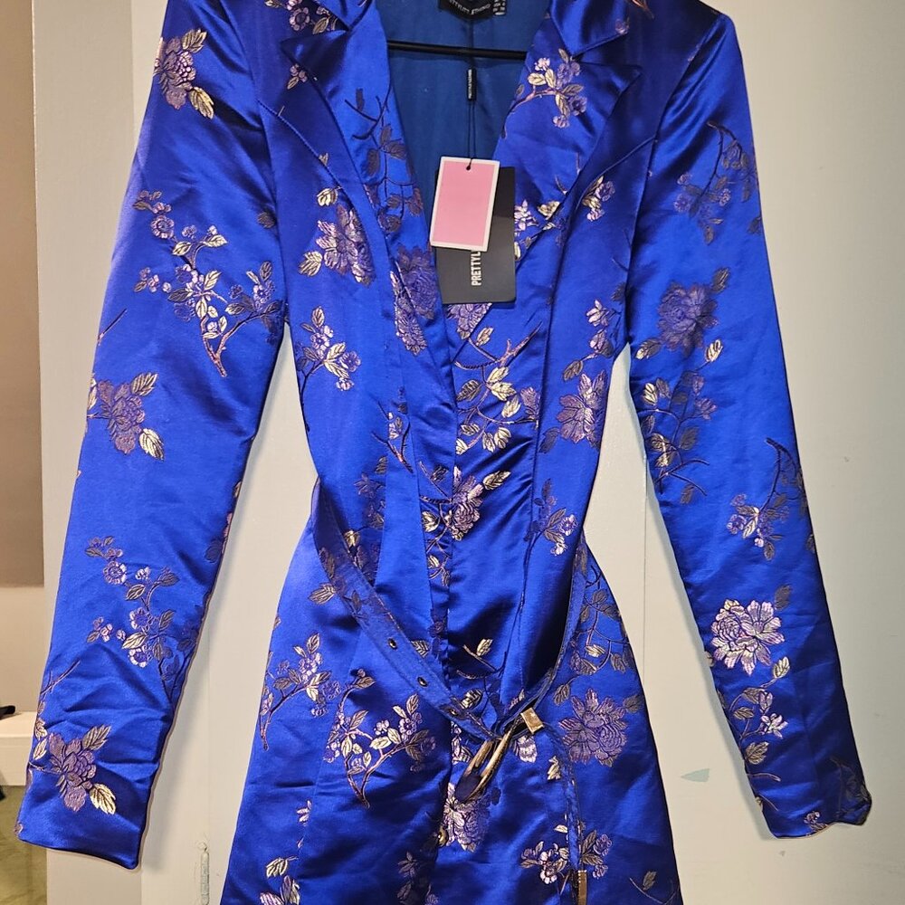 Vibrant blue dress